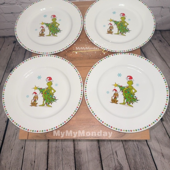 The Grinch Dinner Plate Set Of 4 - Picture 4 of 5